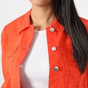 Vero Moda Vibrant Red Button Down Jacket, NWT, Size Medium
